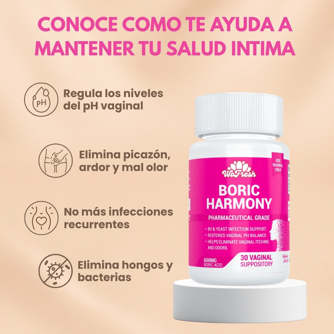 Óvulos de Ácido Bórico Boric Harmony